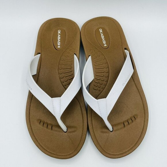 Okabashi Sandals Womens Size S (5-6) Breeze Supportive Comfort Thong Flip Flops - Picture 6 of 11